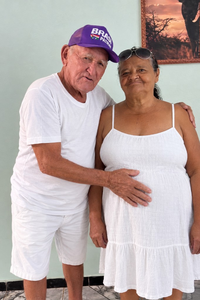 Casal em homenagem às bodas de ouro — família Vasconcelos Premiações